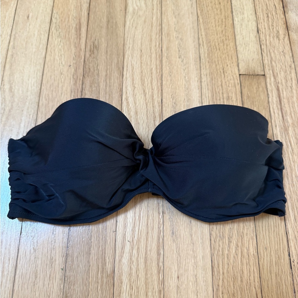 Old Navy Black Strapless Bikini Top
